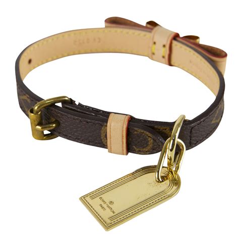 louis vuitton dog collar leash|louis vuitton dog collar sizes.